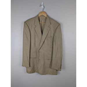 Cerruti 1881 Men's Blazer Sport Coat Jacket 44 Long 100% Silk Old Money Prep 194
